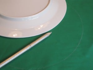 13 risse av langs tallerken til vektpute